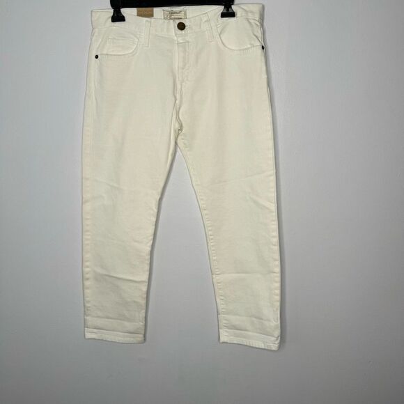 Current/Elliott white the boyfriend jeans size 27